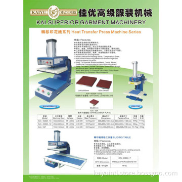 KAI-4536A-T Automatic Heat Transfering Press Sliding Table